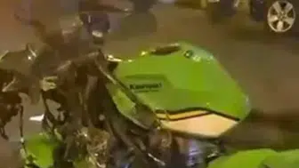 Kayapınar’da yürekleri ağza getiren kaza Motosiklet sürücüsü refüje çarparak yaralandı