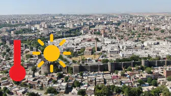 Diyarbakır'da sıcaklıklar 35 ile 42 derece arasında değişiyor: İşte ilçelerde hava durumu