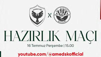 Amedspor'dan Dinamo Batumi maçı için canlı yayın duyurusu: Adres verildi