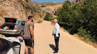 Çermik'in doğal güzellikleri turistleri ağırlıyor Başkan Karamehmetoğlu ziyaret etti