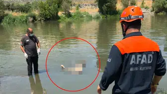 Sur'daki Bağıvar mevkiinde Dicle Nehri yüzeyinde bir erkeğe ait cansız beden bulundu