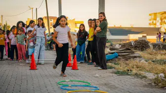 Yenişehir'de çocuklar bayram etti: Spordan sinemaya her şey vardı