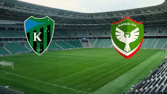 Kocaelispor Amedspor maçının canlı yayın kanalı belli oldu: Karşılaşma ne zaman saat kaçta?