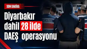 Diyarbakır dahil 28 ilde DEAŞ operasyonu: 83 şüpheli yakalandı
