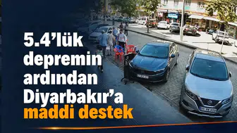 5.4'lük depremin ardından üç ile 10 milyon TL kaynak aktarıldı: Diyarbakır da listede