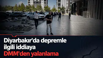 Deprem sonrası Diyarbakır'da zeminde göçük iddiasına DMM'den yalanlama geldi