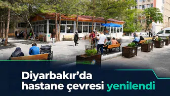 Diyarbakır'da üç bölgede kapsamlı düzenleme: Hastane çevresi yenilendi