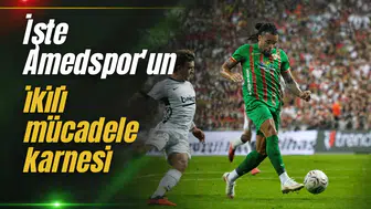 Lider Amedspor'un ikili mücadele karnesi belli oldu: İşte başarı oranı