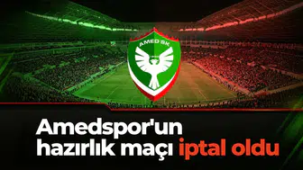 Amedspor'un oynayacağı hazırlık maçı iptal edildi: Sebebi netlik kazandı