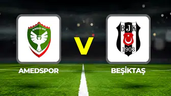 Amedspor Beşiktaş maçının ilk 11'leri resmen açıklandı: Kadroda sürprizler var