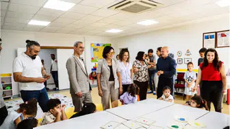 Diyarbakır'da Zarokistanlarda yeni dönem başladı: Eşbaşkanlar miniklerle buluştu
