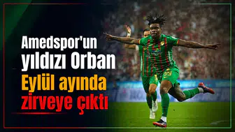 Amedspor'un yıldızı Gift Orban Eylül ayında zirveye çıktı: En güzel golü attı