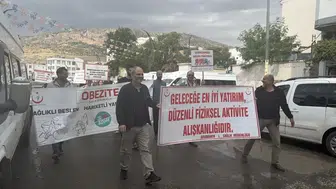 Diyarbakır Çermik'te obeziteye karşı farkındalık yürüyüşü: Sağlıklı yaşam için adım attılar