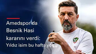 Amedspor'da Besnik Hasi Gençlerbirliği maçı öncesi kararını verdi: Yıldız isim bu hafta yok
