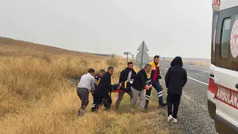 Diyarbakır-Silvan yolunda pikap şarampole uçtu: Lastik patlaması kazaya yol açtı