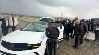 Silvan-Batman karayolunda yağış kazayı beraberinde getirdi: 1 kişi yaralandı