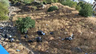 Diyarbakır Çermik'te tarihi Haburman Köprüsü çevresindeki çöp manzarası tepki çekti