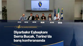 Diyarbakır Eşbaşkanı Serra Bucak Torino'da barış konferansına katılıyor