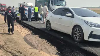 Diyarbakır Çınar yolunda zincirleme kaza: 3 araç birbirine girdi 7 kişi yaralandı