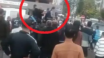 Diyarbakır Sur'da zabıta ve seyyar satıcı arasında gergin anlar: Arbede kamerada