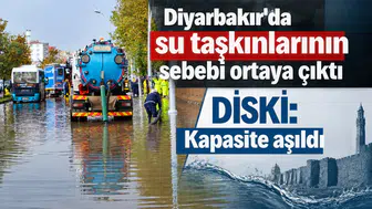 Diyarbakır'da su taşkınlarının sebebi ortaya çıktı: DİSKİ'den "Kapasite aşıldı" açıklaması