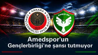 Amedspor'un Gençlerbirliği'ne şansı tutmuyor: 3 puanı bir arada göremedi
