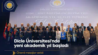 Dicle Üniversitesi'nde 2026-2027 akademik yılı başladı: Açılışta önemli mesajlar verildi