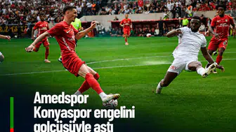 Amedspor Konyaspor'u Diagne ile geçti: Evinde 5'te 5 yaptı