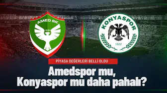 Amedspor mu, Konyaspor mu daha pahalı? İşte piyasa değerleri
