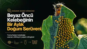 Hevsel Bahçeleri'nde saklı kalan anlar: Beyaz öncü kelebeğinin 35 günlük serüveni
