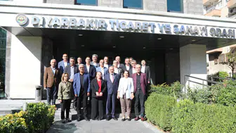 GABB heyetinden Diyarbakır Ticaret ve Sanayi Odası'na hayırlı olsun ziyareti