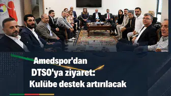 Amedspor'dan DTSO'ya ziyaret: Kulübe desteğin artırılması ele alındı