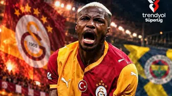 Galatasaray'da Osimhen fırtınası! Taraftarın coşkusu galibiyeti getirdi.