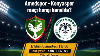 Amedspor Konyaspor maçı canlı yayın bilgisi: Karşılaşma saat kaçta hangi kanalda?