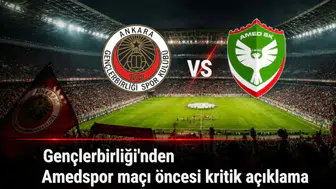 Gençlerbirliği'nden Amedspor maçı öncesi kritik duyuru: Passolig uyarısı geldi
