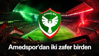 Amedspor'dan çifte zafer: İki maçta da rakiplerini mağlup etmeyi başardı