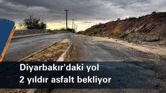 Diyarbakır'daki yol iki yıldır asfalt bekliyor: Mahalleli artık çözüm istiyor