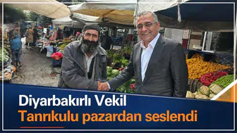 Diyarbakır Vekili Tanrıkulu pazardan seslendi: Bu düzen böyle gitmez