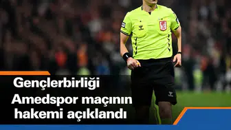 TFF Gençlerbirliği Amedspor maçının hakemini açıkladı: Öztürk düdük çalacak
