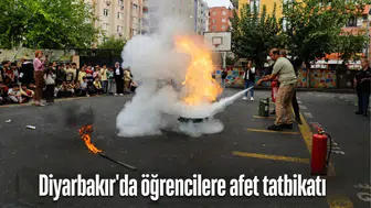 Diyarbakır'da afet farkındalık seferberliği: Öğrenciler deprem tatbikatıyla bilinçlendi