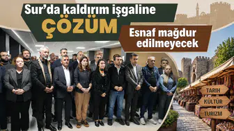 Diyarbakır Sur'da kaldırım işgaline turistik pazar çözümü: Esnaf mağdur edilmeyecek