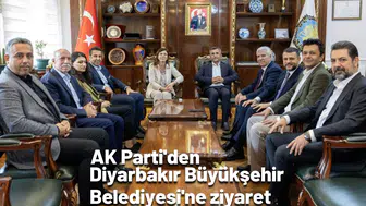 AK Parti'den Diyarbakır Büyükşehir Belediyesi'ne nezaket ziyareti
