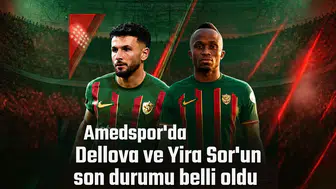Amedspor'da Yira Sor ve Dellova'nın sakatlıklarında son durum: Gözler Samsunspor maçında