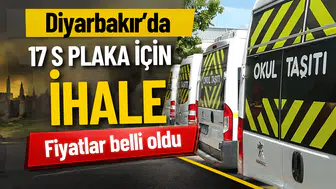 Diyarbakır'da 17 adet S plaka için ihaleye çıkılıyor: Fiyatları belli oldu