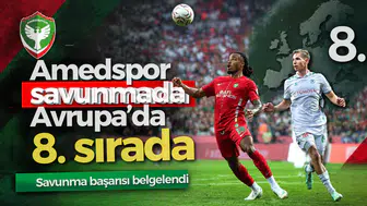 Amedspor'un savunma başarısı belgelendi: Avrupa çapındaki listede 8. sırada yer aldı