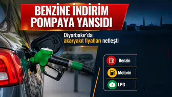 Benzine indirim pompaya yansıdı: Diyarbakır'da akaryakıt fiyatları netleşti