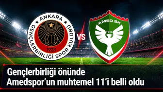 Gençlerbirliği önünde Amedspor'un muhtemel 11'i belli oldu: Sürpriz seçimler var
