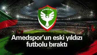 Amedspor'un eski yıldızı futbolu bıraktı: Büyük sırrını şimdi açıkladı