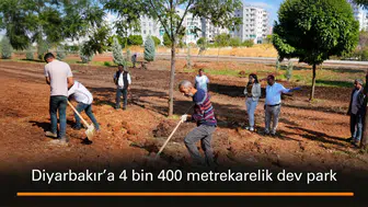 Diyarbakır'da 4 bin 400 metrekarelik alanda yeni bir park yükseliyor: Sona gelindi