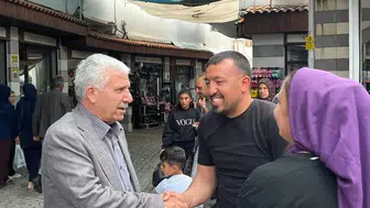 Çermik'te bayram bereketi Başkan Karamehmetoğlu esnafın ve halkın gönlünü kazandı